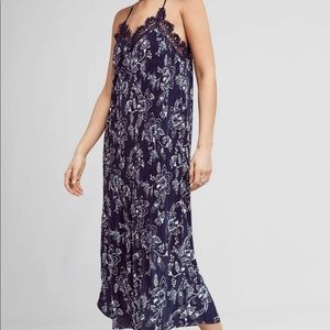 MOON RIVER S Navy Slip Dress